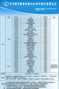 2022长沙南方职业学院分数线最低是多少